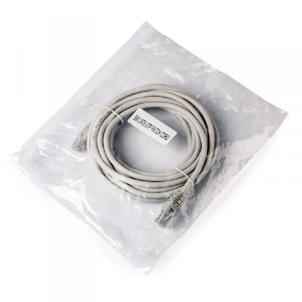 Kabel UTP GEMBIRD PP6U-5M (RJ45 - RJ45 ; 5m; UTP; kat. 6; kolor szary)