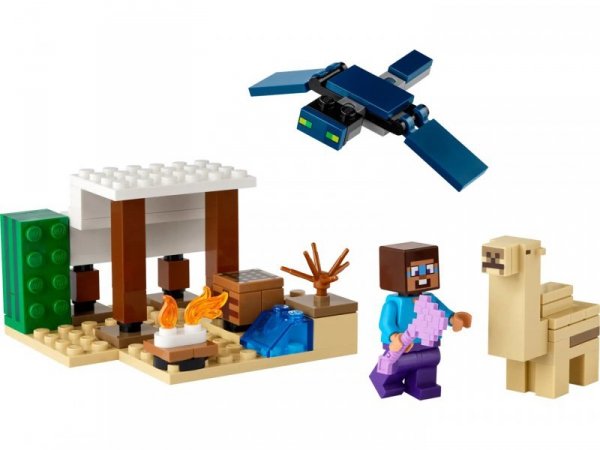 LEGO Minecraft 21251 Pustynna wyprawa Steve’a