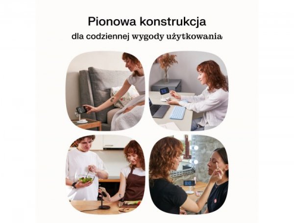 GREEN CELL ŁADOWARKA INDUKCYJNA - STOJAK GC MAGSCAPE 3W1 MAGSAFE MAGNETYCZNA CZARNA