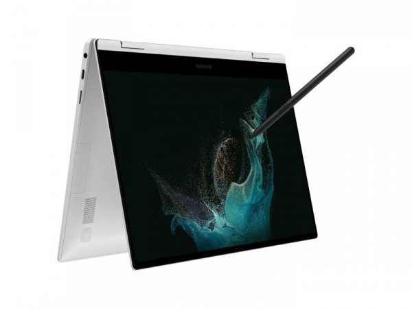 Samsung Galaxy Book2 Pro 360 NP930QED-KC1US i7-1260P 13.3&quot;FHD Touch AMOLED 16GB SSD512 BT BLKB FPR x360 Win11 Silver (REPAC