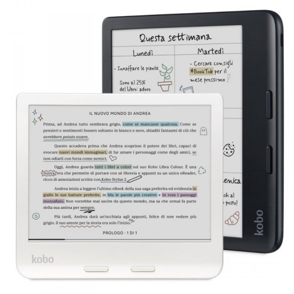 Ebook Kobo Libra Colour 7&quot; E-Ink Kaleido 3 32GB WI-FI Black