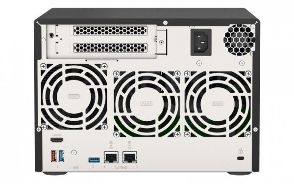 Qnap TVS-675-8G, Tower, 6 x 2.5&quot;/3.5&quot; SATA, Zhaoxin Kaixian KX-U6580 8C/8T, 8GB (1x 8GB) DDR4 SODIMM , 2 x 2.5GbE, Sin