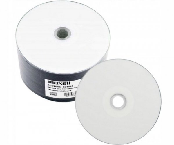 MAXELL CD-R 700MB  50 szt. 52x80 min, spindel, płyta do nadruku