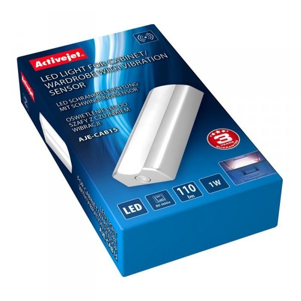Oświetlenie LED z czujnikiem wibracji Activejet (1 W)