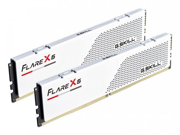 G.SKILL FLARE X5 AMD DDR5 2X32GB 6000MHZ CL28 EXPO WHITE F5-6000J2836G32GX2-FX5W
