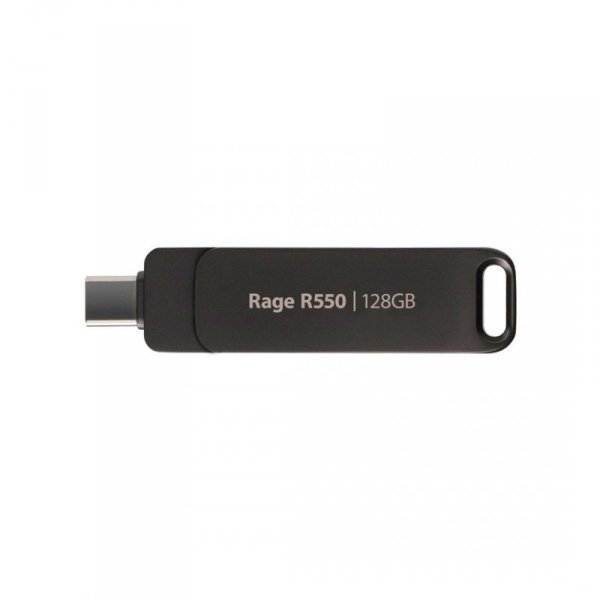 Patriot Rage R550 128GB Dual USB A+C, Alu, 100MBs