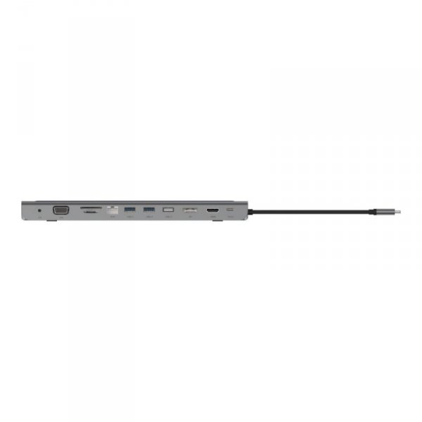 Hub Belkin Connect USB-C 11-in-1 Multiport Dock 1x4k HDMI/1xDisplayPort/1xVGA/3xUSB-A/1xUSB-C PD/1xRJ45 Gigabit/1xSD Card reader