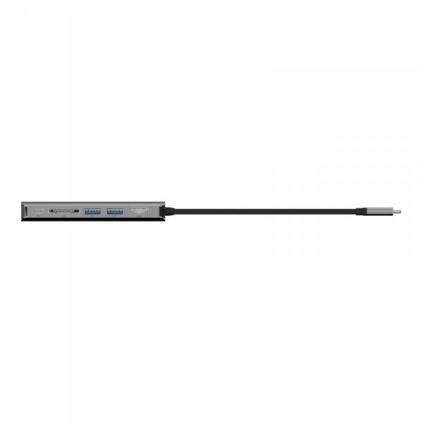 Hub Belkin Connect USB-C 6-in-1 Multiport Adapter 1x4k HDMI/2xUSB-A/1xUSB-C PD3.0/1xRJ45 Gigabit/1xCard reader Grey
