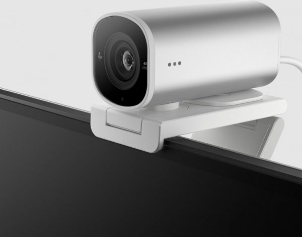 Kamera internetowa HP 960 4K Streaming Webcam USB srebrna 695J6AA