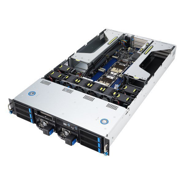 ASUS Rack 2U ESC4000A-E11-SKU1/2200W(1+1) AMD EPYC 1x LGA 4094 (SP3) 280W 8xDDR4 3200 8x3.5&quot;/2.5&quot; SATA/SAS*+2NVME 2 In
