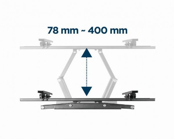 GEMBIRD UCHWYT ŚCIENNY LCD 37&quot;-70&quot; VESA MAX 600 X 400MM, DO 35KG