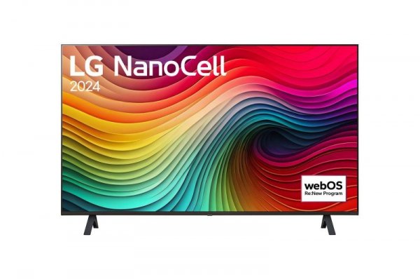 Telewizor LG 43NANO82T3B NanoCell 43&#039;&#039; 4K Ultra HD WebOS 24 Dolby Digital Plus DVB-T2 Czarny