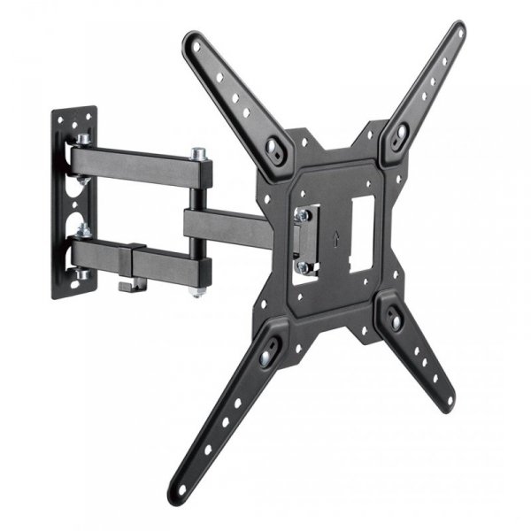 MACLEAN UCHWYT DO TV LUB MONITORA, UNIWERSALNY, MAX VESA 400X400, 23-55&quot;, 30KG, CZARNY MC-701N