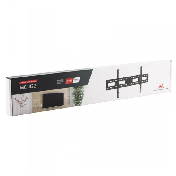 MACLEAN UCHWYT DO TV, MAX VESA 800X400, 43-100&quot;, 120KG, REG. ODCHYLENIA +15°~-15° MC-422