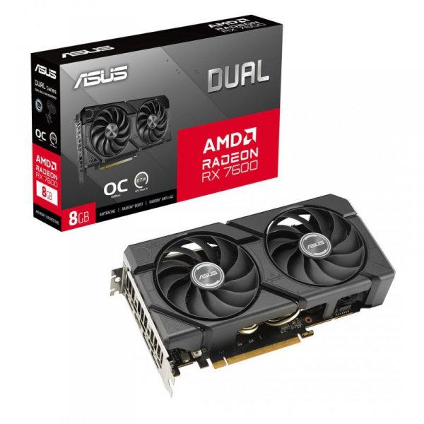 Karta graficzna ASUS Dual Radeon RX 7600 EVO OC 8GB GDDR6