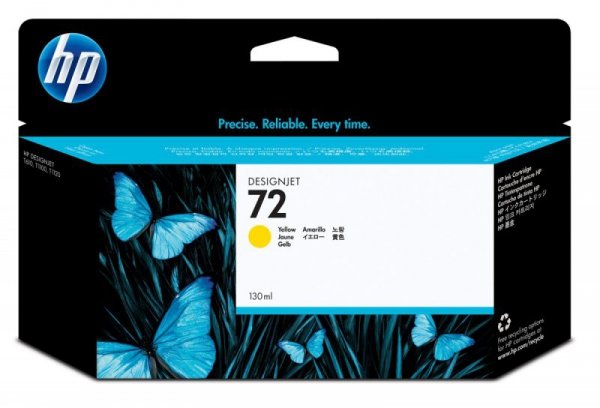 HP Inc. Tusz Nr 72 Żółty Fotograficzny 130ml C9373A