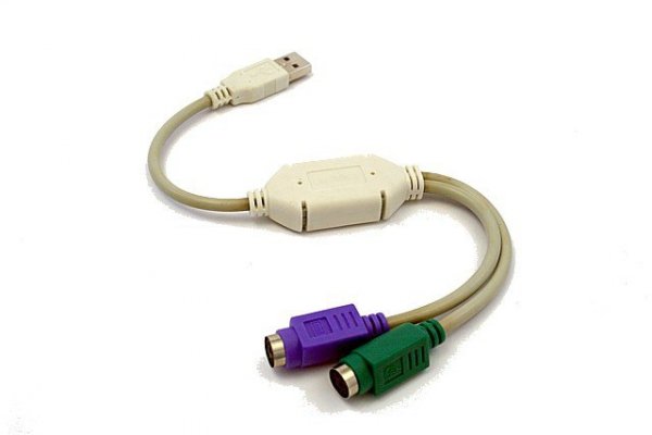 Gembird Adapter USB-&gt;2xPS2 (klawiatura+mysz) UAPS12