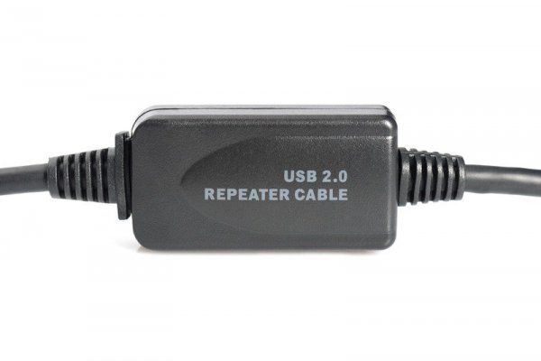 Digitus Kabel przedłużający USB 2.0 HighSpeed Typ USB A/USB A M/Ż aktywny 20m Czarny