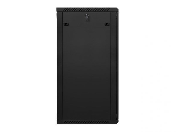 Lanberg Szafa instalacyjna wisząca 19&#039;&#039; 27U 600X600mm czarna (drzwi      szklane)