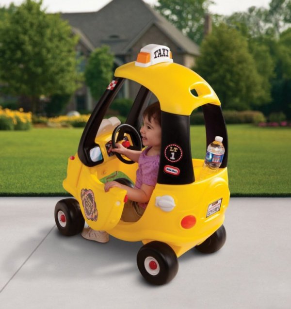 Little Tikes Samochód Cozy Coupe żółty Taxi