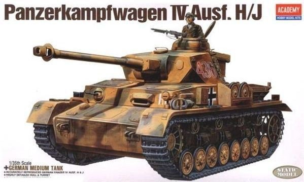 Academy Model plastikowy Panzerkampfwagen Ausf. IV H/J