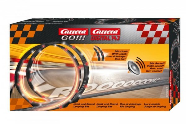 Carrera Zestaw pętli LED ze światłem i dźwiękiem GO!!! Led Looping