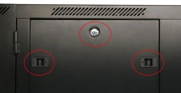Extralink Szafka wisząca rack 12U 600x600 czarna dwusekcyjna