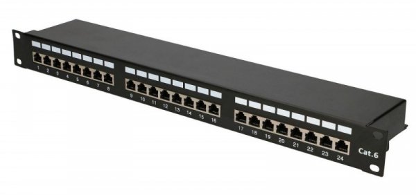 Extralink Patchpanel 24 porty CAT6 STP V2