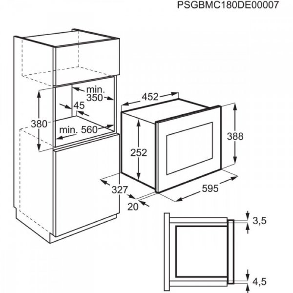 Electrolux Kuchnia mikrofalowa  LMS2203EMX