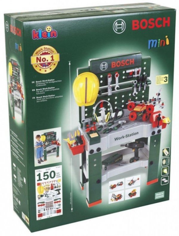 Klein Warsztat Bosch Nr 1 150 elementów