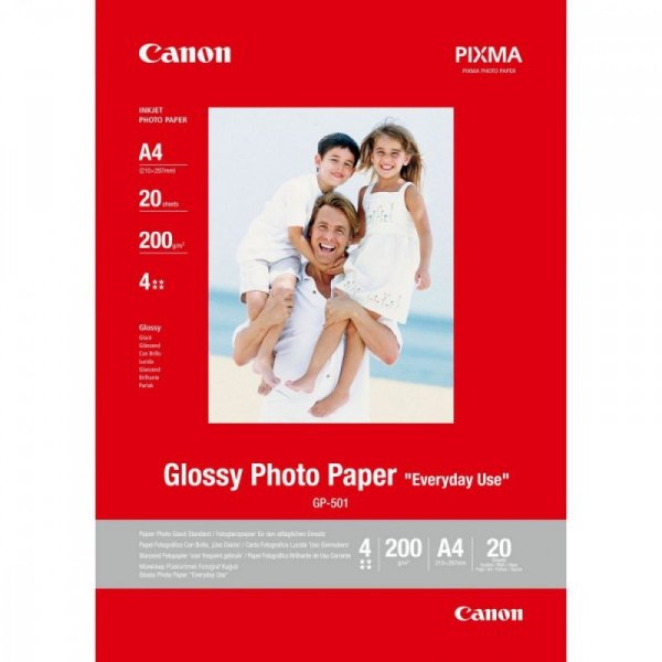 Canon Papier Canon GP-501 błyszczący Photo Paper A4 20 arkuszy 0775B082
