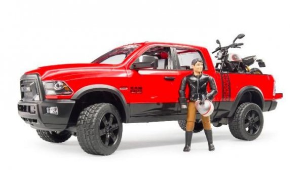 BRUDER Pojazd Dodge RAM 2500 Power wagon z motorem Ducati