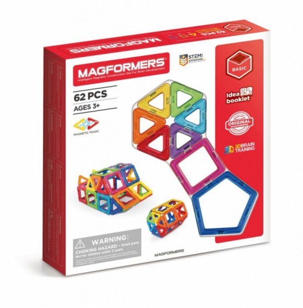 Magformers Klocki magnetyczne 62 elementów