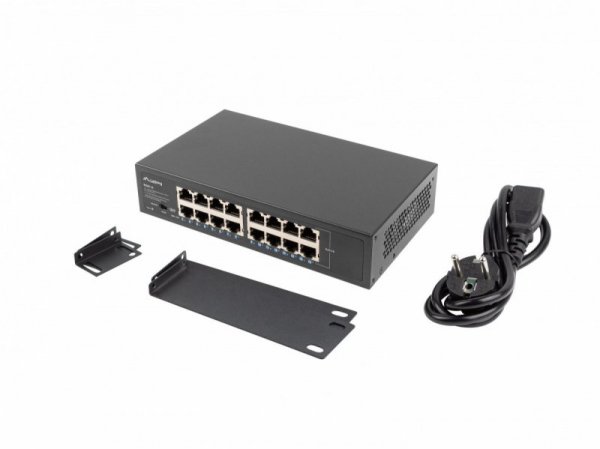 Lanberg Switch 16X1GB Gigabit Ethernet rack    RSGE-16