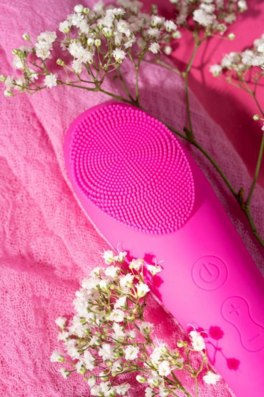 ORO-MED Szczoteczka soniczna do twarzy ORO-FACE Brush Malinowa
