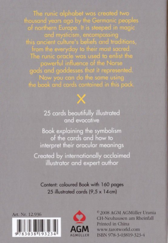 Cartamundi Karty Tarot Rune Vision Cards GB