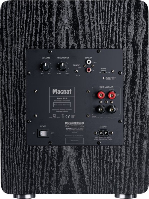 Magnat Subwoofer Alpha RS 8 czarny