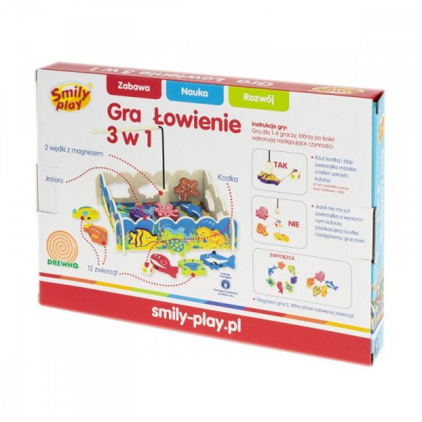 Smily Play Gra łowienie rybek  3w1