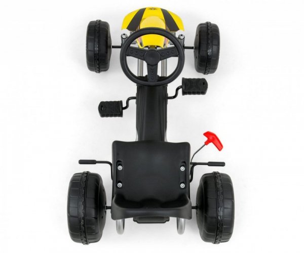 Milly Mally Gokart na pedały Viper Yellow