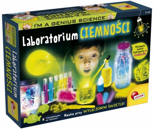 Lisciani Zestaw naukowy Im A Genius Laboratorium ciemności
