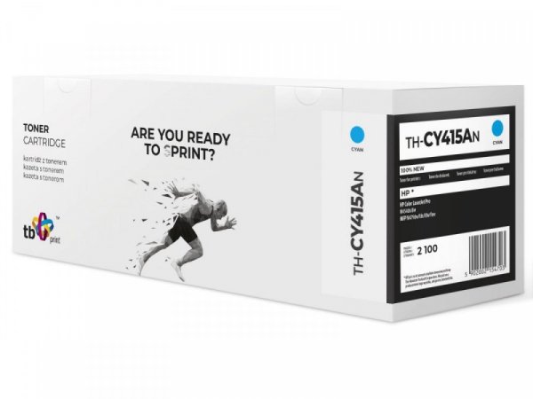 TB Print Toner do HP Color LJ Pro W2031A TH-CY415AN 100% nowy cyan