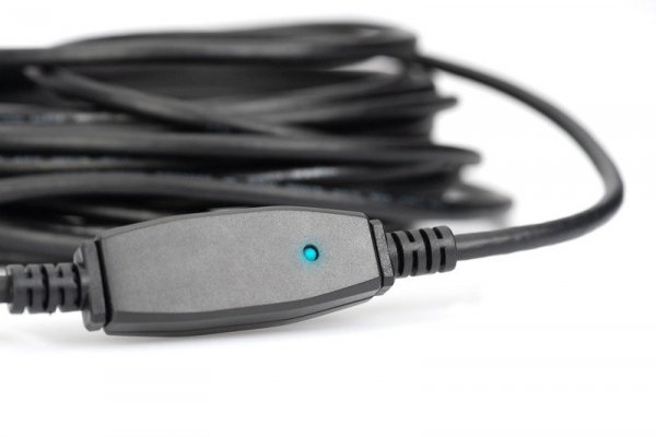 Digitus Kabel przedłużający USB 3.0 SuperSpeed Typ USB A/USB A M/Ż aktywny 15m Czarny