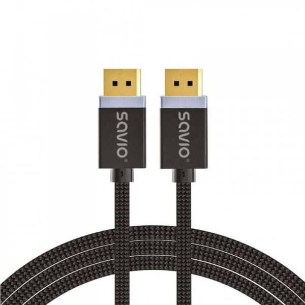 Savio Kabel DisplayPort (M) v1.4, 2m, CL-166