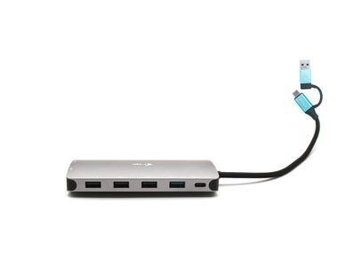 i-tec Stacja dokująca USB 3.0/USB-C/Thunderbolt 3x Display Metal Nano Dock LAN +Power Delivery 100W