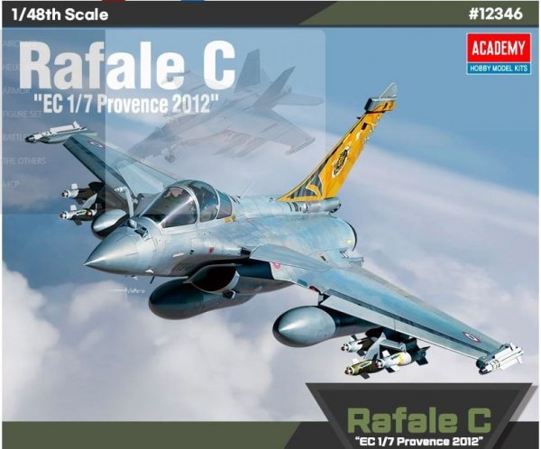 Academy Model plastikowy Rafale C EC 1/7 Provence 2012 1/48