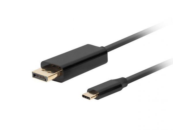 Lanberg Kabel USB-C(M)-&gt;Displayport 1.8M 4K 60HZ czarny