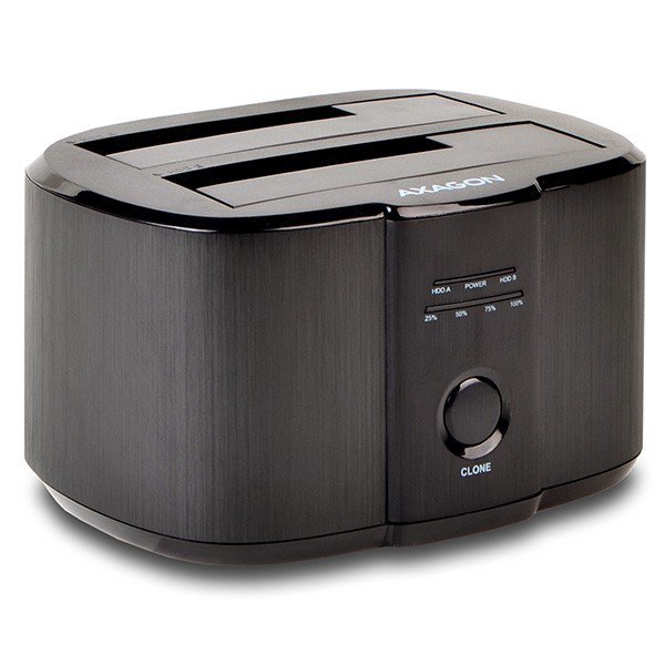 AXAGON ADSA-ST Stacja dokująca, USB 3.2 Gen 1 - 2x SATA 6G 2.5&quot;/3.5&quot; SSD/HDD CLONE DUAL