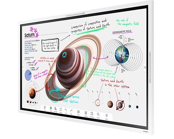 Samsung Monitor profesjonalny  WM55B FLIP PRO 55 cali Dotykowy 16h/7 350(cd/m2) 3840x2160 (UHD) Flip App USB-C Wi-Fi/BT 3 lata O