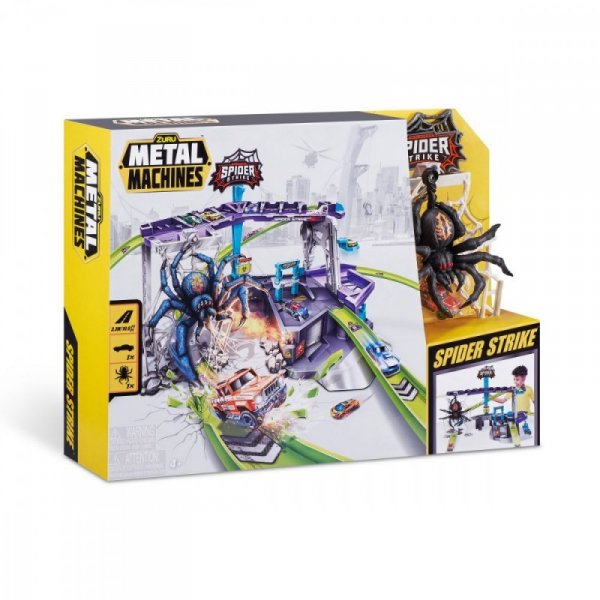 ZURU Metal Machines Tor samochodowy Zestaw Atak Pająka