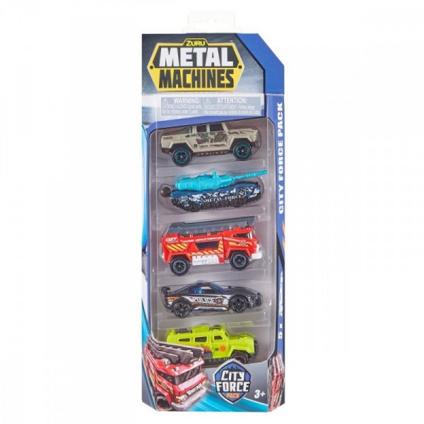 ZURU Metal Machines Zestaw pojazdów 5-pak seria 2